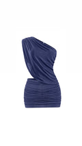 Lunar Elegance Mini Dress