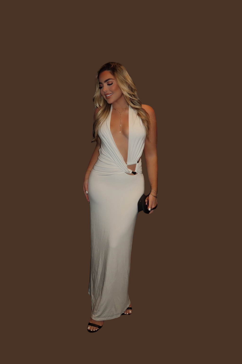 Luxe Ivory Maxi Dress
