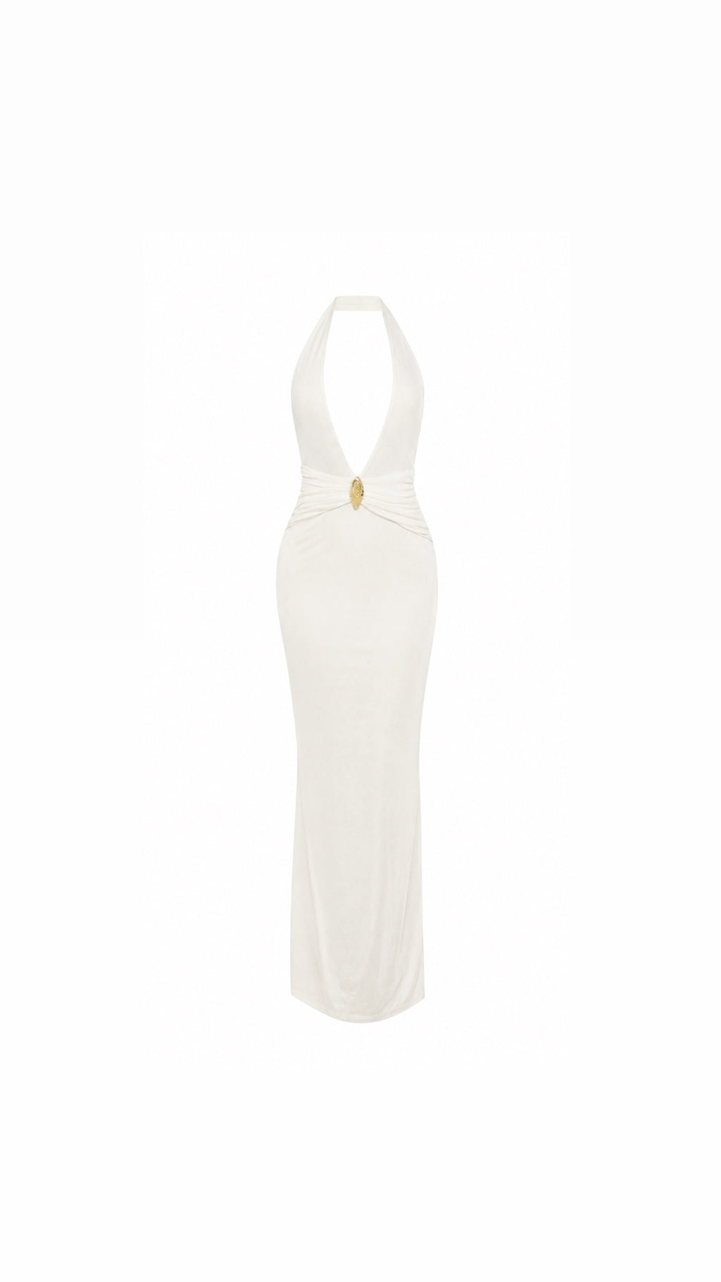 Pearl Drape Maxi Dress