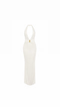 Pearl Drape Maxi Dress